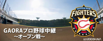 GAORAプロ野球中継～オープン戦～(ファイターズ)