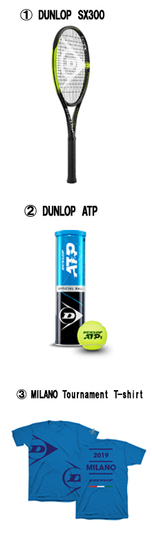 ダンロップテニス製品プレゼント