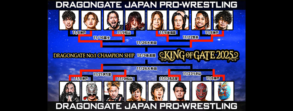 DRAGONGATE：ドラゴンゲート公式サイト 対戦カード