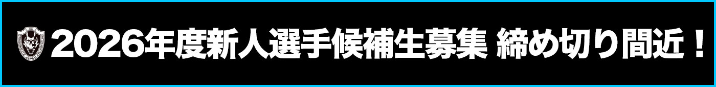 DRAGONGATE 2026年度秋季新人選手候補生募集のお知らせ