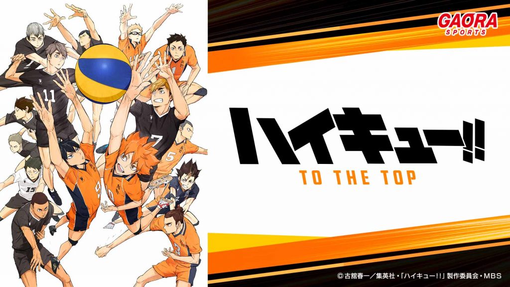 ハイキュー!! TO THE TOP GAORA SPORTS番組スケジュール