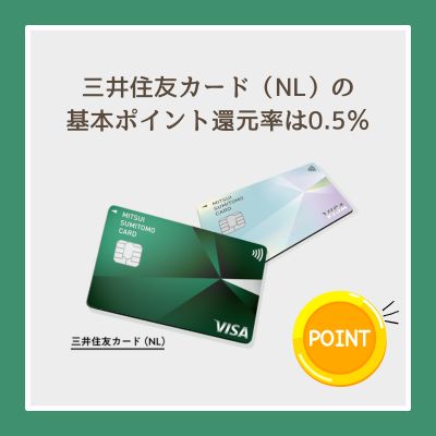 三井住友カード（NL）の基本ポイント還元率は0.5％