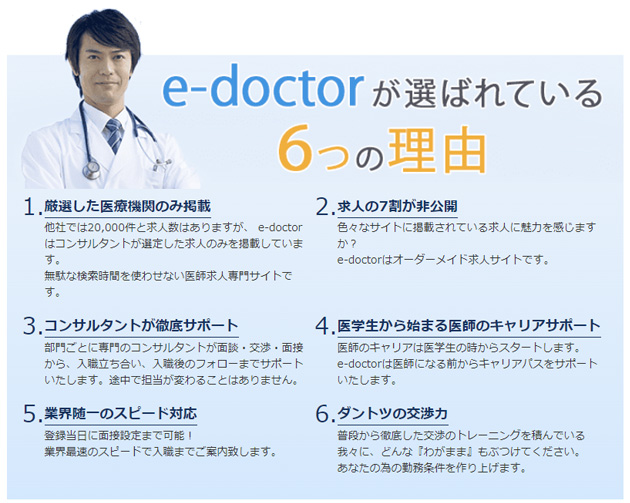 e-doctorのメリット