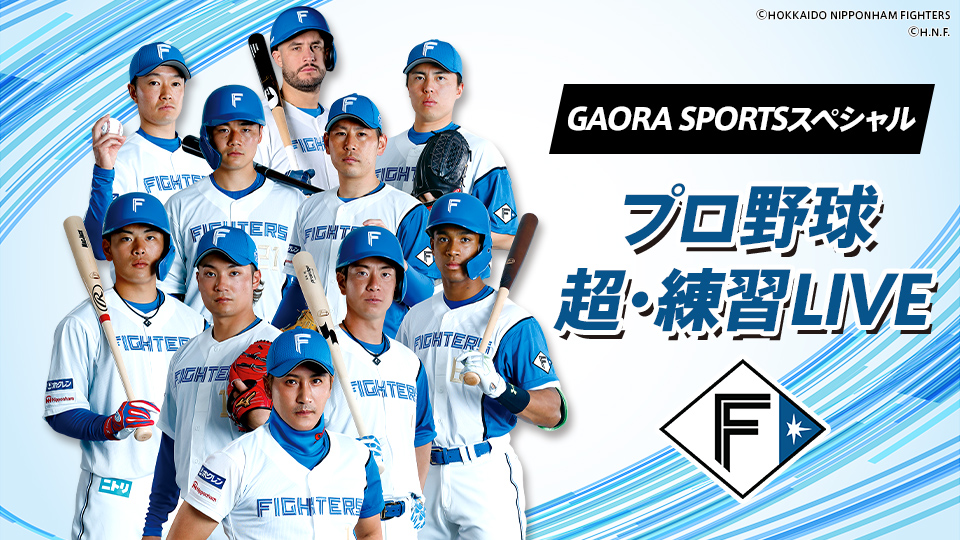 【GAORA SPORTSスペシャル】プロ野球　超・練習LIVEが観られる！GAORA SPORTS番組スケジュール