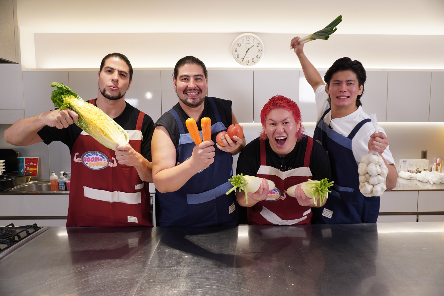 全日本プロレス・斉藤ブラザーズと安齊勇馬・本田竜輝ペアが料理対決！12月27日(土)『斉藤ブラザーズのDOOMなクッキング』独占放送